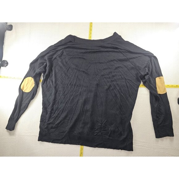 ASOS Curve Women's Cardigan Size 22-3X Black Knit V Neck Button Up Unisex - Picture 2 of 11